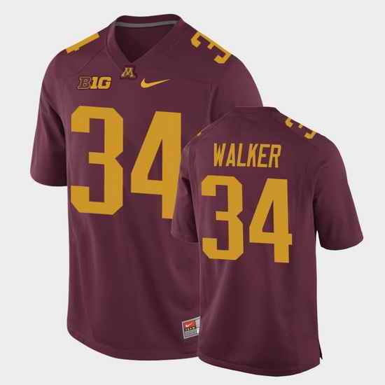 Men Minnesota Golden Gophers Brock Walker Replica Maroon College Football Jersey